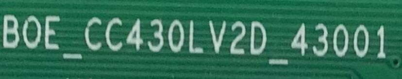 T-CON PARA TV VIZIO / NUMERO DE PARTE TCON_001_F_43_A / BOE_CC430LV2D_43001 / KSD0621101205751 / PANEL BOEI430WU1 / MODELO D43F-J04 LBVTC9 - Imagen 3